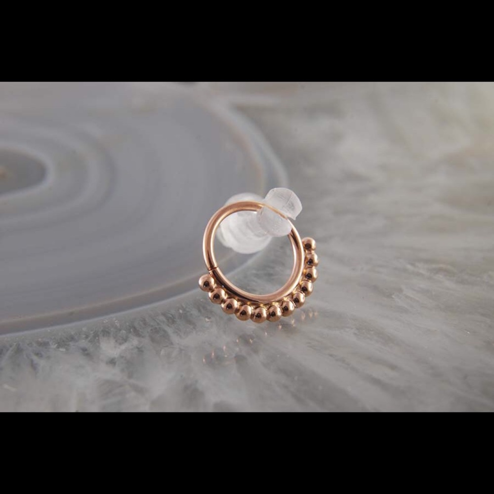 BVLA “Latchmi” 14k Rose Gold Septum/Daith Ring